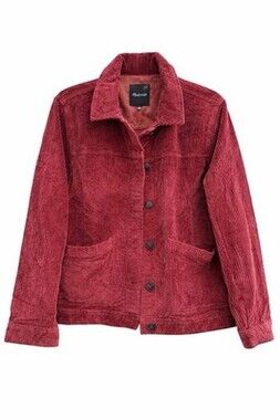 Madewell Corduroy Swing Chore Coat Large Women's Sold out Rust